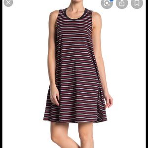 Madewell highpoint tank striped dress